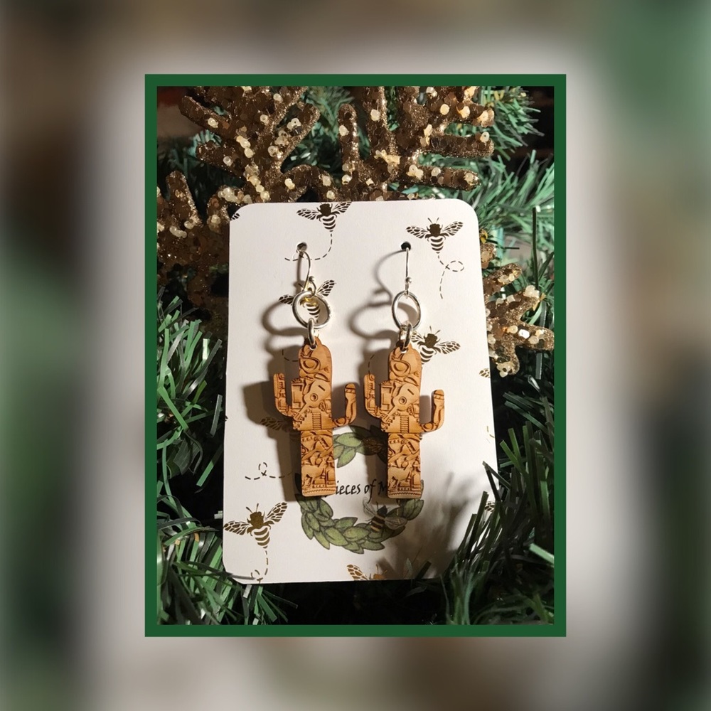 Cactus Style Earrings by Pieces of Me